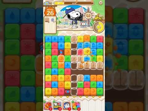 Video guide by tobias deamon: SNOOPY Puzzle Journey Level 46 #snoopypuzzlejourney