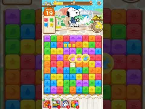 Video guide by tobias deamon: SNOOPY Puzzle Journey Level 192 #snoopypuzzlejourney