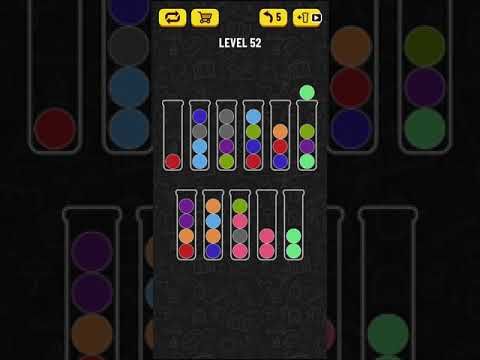 Video guide by Mobile games: Ball Sort Puzzle Level 52 #ballsortpuzzle