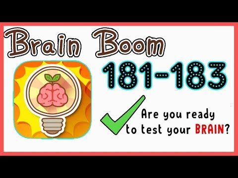 Video guide by PlayGamesWalkthrough: Brain Boom! Level 181 #brainboom