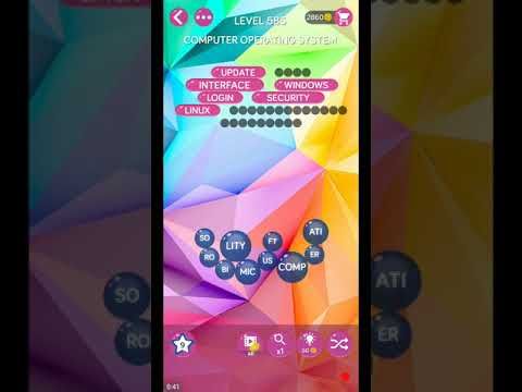 Video guide by ETPC EPIC TIME PASS CHANNEL: Word Pearls Level 585 #wordpearls