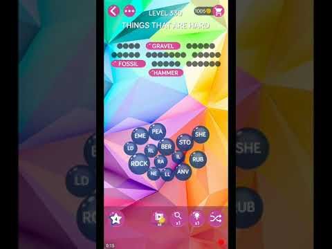 Video guide by ETPC EPIC TIME PASS CHANNEL: Word Pearls Level 330 #wordpearls