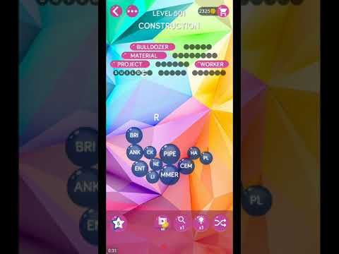 Video guide by ETPC EPIC TIME PASS CHANNEL: Word Pearls Level 501 #wordpearls