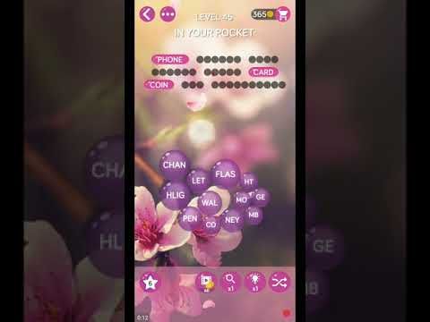 Video guide by ETPC EPIC TIME PASS CHANNEL: Word Pearls Level 45 #wordpearls
