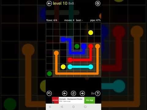 Video guide by Logical Games Solution: Flow Free Pack 8108 - Level 10 #flowfree