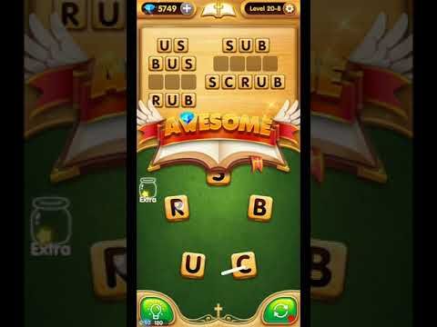 Video guide by ETPC EPIC TIME PASS CHANNEL: Bible Word Puzzle Chapter 20 - Level 8 #biblewordpuzzle
