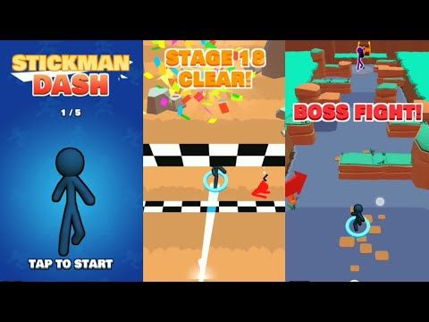 Video guide by A&Z's Gaming TV: Stickman Dash! Level 1-25 #stickmandash