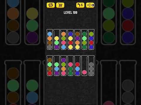 Video guide by Mobile games: Ball Sort Puzzle Level 109 #ballsortpuzzle