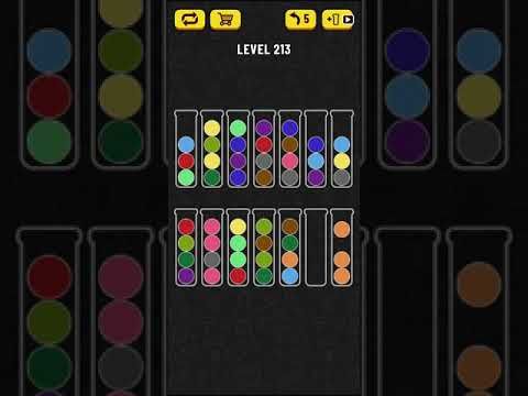 Video guide by Mobile games: Ball Sort Puzzle Level 213 #ballsortpuzzle