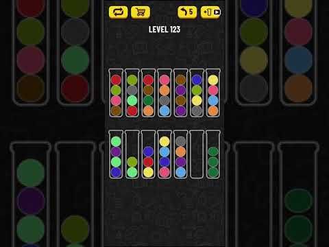 Video guide by Mobile games: Ball Sort Puzzle Level 123 #ballsortpuzzle