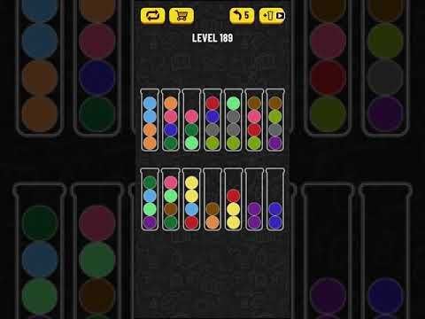 Video guide by Mobile games: Ball Sort Puzzle Level 189 #ballsortpuzzle