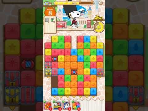 Video guide by tobias deamon: SNOOPY Puzzle Journey Level 98 #snoopypuzzlejourney