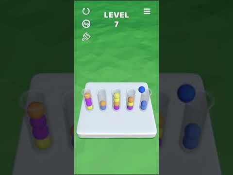Video guide by Mobile games: Sort It 3D Level 7 #sortit3d