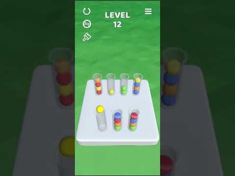 Video guide by Mobile games: Sort It 3D Level 12 #sortit3d