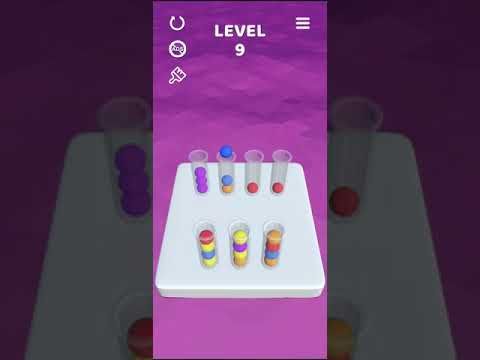 Video guide by Mobile games: Sort It 3D Level 9 #sortit3d