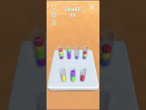 Video guide by Mobile games: Sort It 3D Level 15 #sortit3d