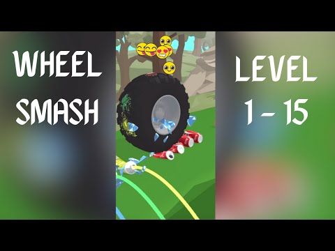 Video guide by ZCN Games: Wheel Smash Level 1-15 #wheelsmash