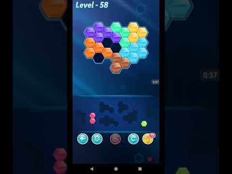 Video guide by ETPC EPIC TIME PASS CHANNEL: Block! Hexa Puzzle Level 58 #blockhexapuzzle