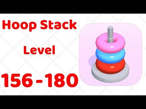 Video guide by ZCN Games: Hoop Stack Level 156 #hoopstack