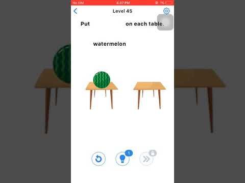 Video guide by Gander plays: Watermelon Level 45 #watermelon
