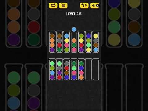 Video guide by Mobile games: Ball Sort Puzzle Level 415 #ballsortpuzzle