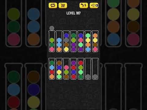 Video guide by Mobile games: Ball Sort Puzzle Level 187 #ballsortpuzzle