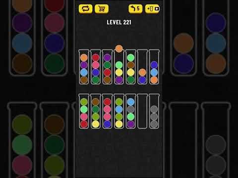 Video guide by Mobile games: Ball Sort Puzzle Level 221 #ballsortpuzzle