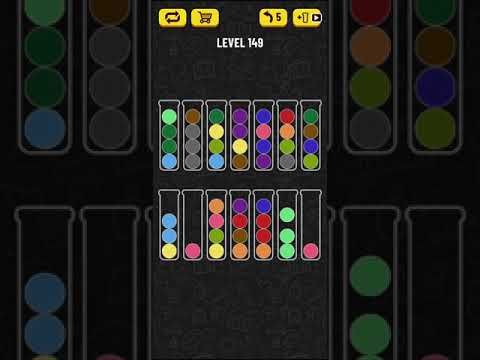 Video guide by Mobile games: Ball Sort Puzzle Level 149 #ballsortpuzzle