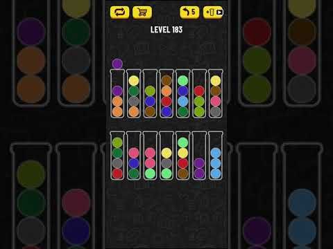Video guide by Mobile games: Ball Sort Puzzle Level 183 #ballsortpuzzle
