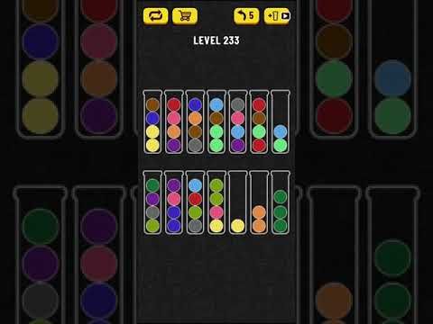 Video guide by Mobile games: Ball Sort Puzzle Level 233 #ballsortpuzzle
