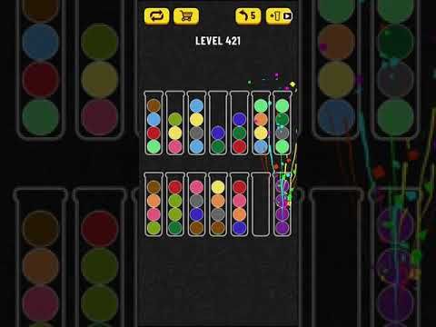 Video guide by Mobile games: Ball Sort Puzzle Level 421 #ballsortpuzzle