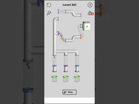 Video guide by Mobile games: Ball Pipes Level 261 #ballpipes