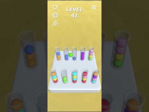 Video guide by Mobile games: Sort It 3D Level 42 #sortit3d