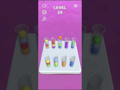 Video guide by Mobile games: Sort It 3D Level 29 #sortit3d