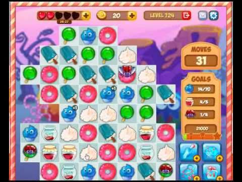 Video guide by Gamopolis: Candy Valley Level 724 #candyvalley
