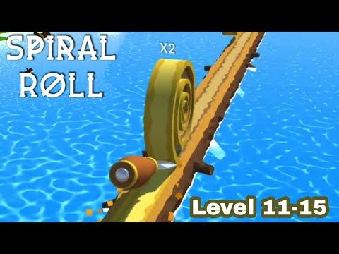 Video guide by Best Gameplay Pro: Spiral Roll Level 11-15 #spiralroll
