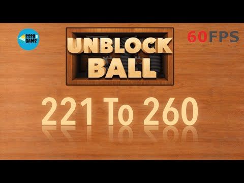 Video guide by SSSB Games: Unblock Ball Level 221 #unblockball