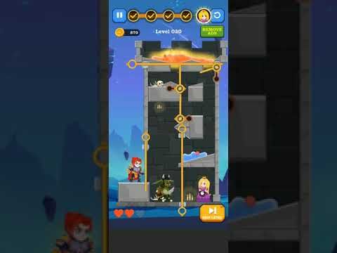 Video guide by Kids Gameplay Android Ios: Hero Rescue Level 21-40 #herorescue