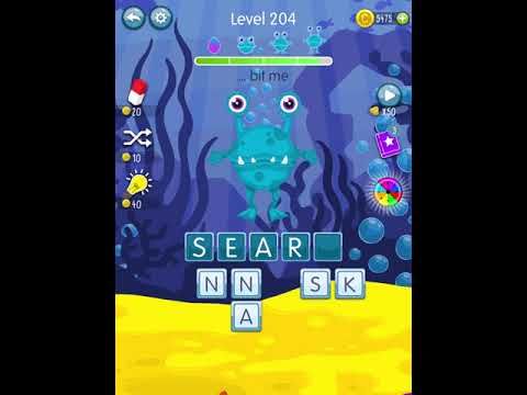 Video guide by Scary Talking Head: Word Monsters Level 204 #wordmonsters