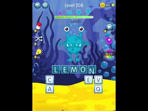 Video guide by Scary Talking Head: Word Monsters Level 208 #wordmonsters