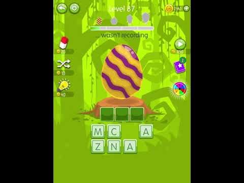 Video guide by Scary Talking Head: Word Monsters Level 87 #wordmonsters