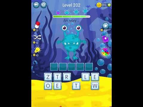 Video guide by Scary Talking Head: Word Monsters Level 202 #wordmonsters
