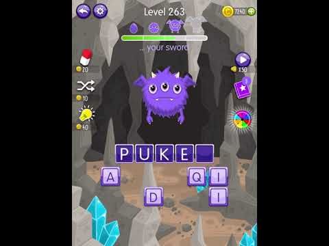 Video guide by Scary Talking Head: Word Monsters Level 263 #wordmonsters