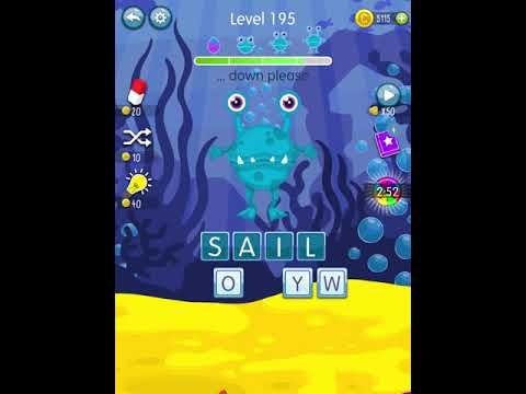 Video guide by Scary Talking Head: Word Monsters Level 195 #wordmonsters