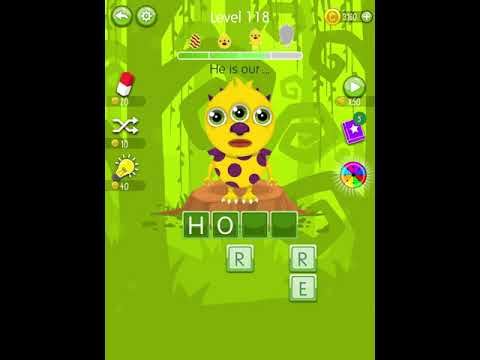 Video guide by Scary Talking Head: Word Monsters Level 118 #wordmonsters