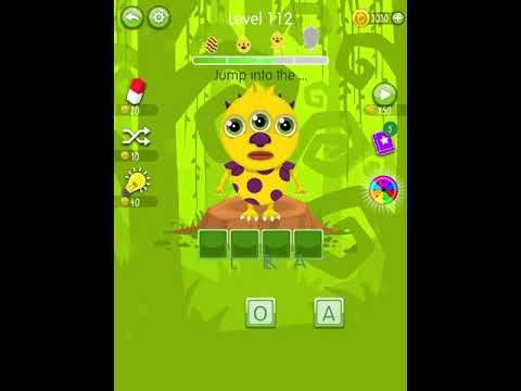 Video guide by Scary Talking Head: Word Monsters Level 112 #wordmonsters