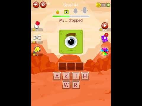 Video guide by Scary Talking Head: Word Monsters Level 44 #wordmonsters