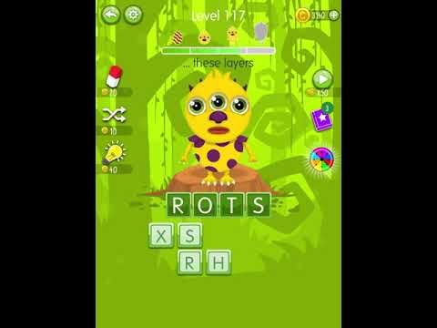 Video guide by Scary Talking Head: Word Monsters Level 117 #wordmonsters