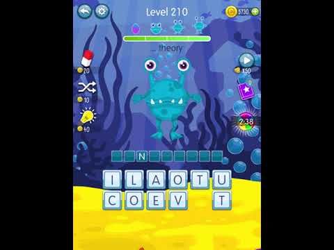 Video guide by Scary Talking Head: Word Monsters Level 210 #wordmonsters