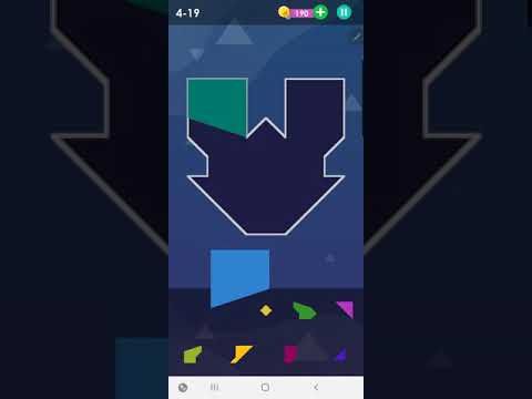 Video guide by This That and Those Things: Tangram! Level 4-19 #tangram
